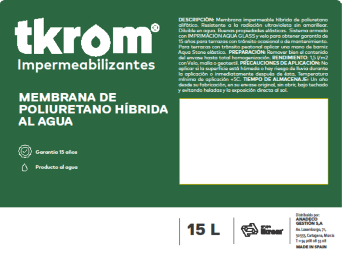 TKROM MEMBRANA POL. HIBRIDA